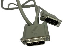Apple IIgs Color Display DB-15 Video Cable 3.5ft 42 In F590-0536-A RARE VINTAGE picture
