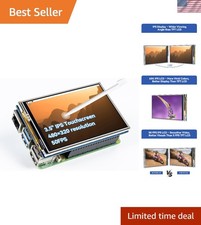 3.5 Inch 480x320 Touch Screen IPS LCD SPI Display Monitor with Stylus for Ras... picture