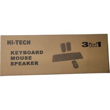 Vintage HI-Tech PS2  Keyboard, Mouse & Speaker Combo New   picture