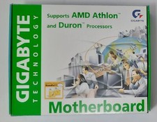 Gigabyte GA-7DXE Socket A AGP Motherboard (Retro, NOS, Original Box) picture