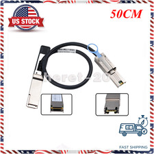 External SAS Cable QSFP SFF-8436 to Mini SAS SFF-8088 DDR Cable for Netapp 0.5m picture