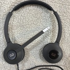 Cisco 532 Wired Dual Headset Model R-R-TNY-CP-HS-W-532-RJ, Cisco IP, Webex Phone picture