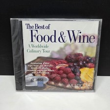 Multicom Best of Food & Wine CD-ROM 1995 PC Mac Julia Child Jacques Pepin Sealed picture