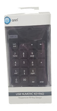 NEW Sealed Onn USB Numeric Keypad Responsive 19-Key number Keypad Design picture