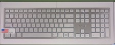 NEW SEALED - Cherry KC 6000C Wired Slim Mac Keyboard - Silver/White US picture