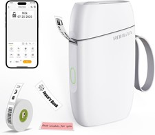 Bluetooth Label Maker Machine with Tape, Portable Mini Label Printer Wireless picture