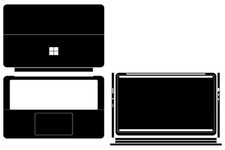 Carbon Vinyl Sticker Skin Cover for Microsoft Surface Laptop Studio 2 14.4