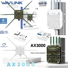 WAVLINK AX3000 AX1800 OUTDOOR EXTENDER WIFI 6 ROUTER MESH REPEATER AP BOOSTER picture