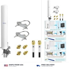 Maswell 4G LTE 5G Antenna Outdoor, 600-7000MHz 2X2 MIMO External Antenna, Up ... picture