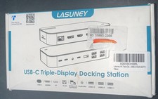 Lasuney USB-C Docking Station, Triple-Display picture