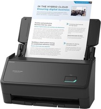 ScanSnap iX2400 High-Speed Color Document Scanner One-Touch USB Desk Black picture