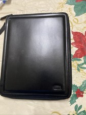 OPEN BOX SENA Black leather Zipbook For iPad 1st Gen 2010 picture