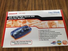 TRENDnet Modem TFM-560U 56K (V.90) High Speed USB Data/Fax Modem picture