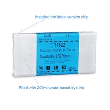 6PC/set  200ML T7821-T7826 Compatible Ink Cartridge for Epson  SL-D700 Printer picture
