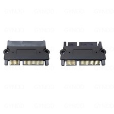SATA 22Pin 7+15 Male to SATA 22P 7+15 Male extension convertor Straight adapter picture