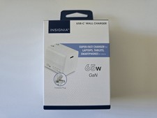 Insignia 65W USB-C Wall Charger MacBook Pro iPad Tablets Phones Laptops SEALED picture
