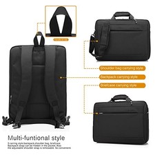 CoolBELL 15.6 inch Multi-Function Convertible Laptop Messenger Computer Bag - picture