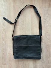 Latico Leathers Heritage Collection Black Leather Laptop Messenger Bag 2413 picture