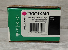 Genuine Sealed Lexmark 70C1XM0 Magenta Toner Cartridge 701XM CS510 picture