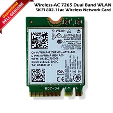 Dell 7265NGW Intel Dual Band WLAN WiFi Wireless Mini Card Bluetooth 0V7RMP V7RMP picture