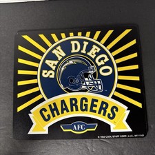 Vintage 1992 San Diego Chargers Computer Mouse Pad Cool Stuff Corp NFL Retro picture