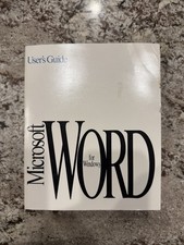 Microsoft Word Version 2.0 for Windows User's Guide 1991 (No discs included) picture