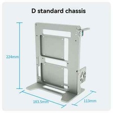 D ITX Motherboard Simple Aluminum Portable Rack 1U Compact Power Supply picture