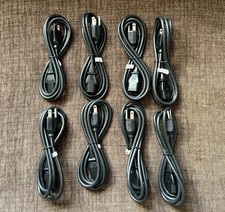 Lot Of 8 3 Prong Power Cords - I-Sheng IS-14 - 10A, 125V, 1250W - Brand New picture