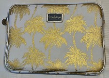 Lilly Pulitzer Laptop Padded Carrier Case Sleeve Palm Trees Island Time Print picture