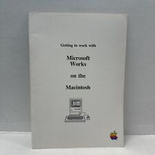 Apple Macintosh Getting to Work with Microsoft Works on the Macintosh 1987 picture