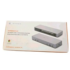 Hyper HyperDrive 14-Port USB-C Docking Station HD-GD1000-US-50 2 X HDMI 2.0 picture