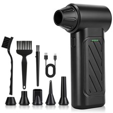 Compressed Air Duster, 130,000RPM Ultra-Powerful Cordless Electric Air Duster wi picture