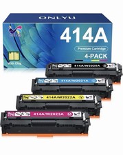 NIB 4 Pack HP 414X Laserjet W2020A W2020X Toner for M454dw M479 M479fdw CHIPS picture