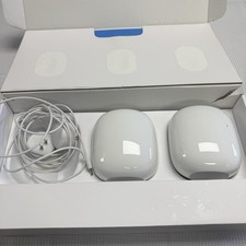 2 Only Google Nest Wifi Pro 6E 2 Port Wireless Mesh Router GA03690-US Snow picture