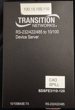 Transition Networks RS-232/422/485 to 100 Device Server SDSFE3110-120 picture