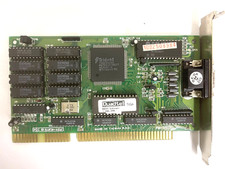VINTAGE 1992 FORMOSA MICRO TRIDENT TVGA8900C 1 MB ISA VGA CD ILUFM-V537 MXB160 picture