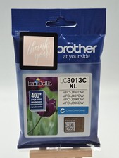 Brother Genuine LC3013C-XL Single High Yield Cyan Ink Cartridge - New Sealed picture