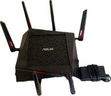 ASUS RT‑AC3200 Tri‑Band Gigabit WiFi Router – 6 Antennas – Long Range – Tested E picture
