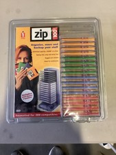 RARE NEW SEALED Iomega Zip Tower & Disks - Original Packaging 16 Discs picture