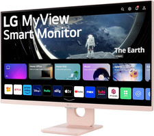 LG 27SR50F-P MyView Smart Monitor 27-Inch FHD (1920x1080) IPS Display, Pink picture