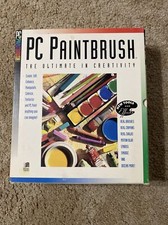 PC paintbrush The ultimate in creativity for windows rare picture