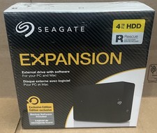 NEW SEALED Seagate Expansion Desktop 4TB HDD External Hard Drive Stkr4000400 picture