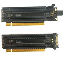 PCI-Express 4.0 x16 1 to 2 Expansion Card Gen4 Gen3 Split Card PCIe-x16 to x8x8 picture