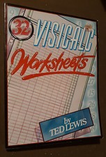 32 Visicalc Work Sheets by Dilithium Press for Apple II/IBM/Atari/TRS-80 1983 picture