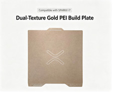 Creality SPARKX i7 Dual-Texture Gold PEI Build Plate 265×301mm picture