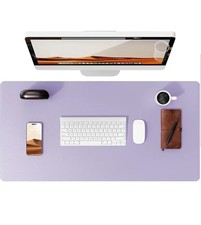 Large PU Leather Dual Sided Desk Pad Non-Slip Mouse Pad Desk Mat Writing Mat picture