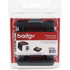 Evolis-New-CBGP0001C _ EVOLIS BADGY 200 CONSUMABLE PACK FOR 100 PRINTS picture