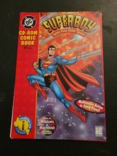 Superboy Spies From Outer Space PC MAC CD interactive hero comic book on CD-ROM picture