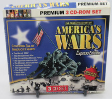 COMPLETE HISTORY OF AMERICA'S WARS - EXPRESS ED. 3-DISC PC CD-ROM SET, 1812-WWII picture