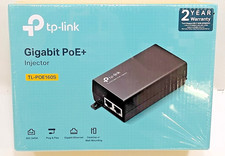 TP-Link TL-POE160S Gigabit PoE+ Injector - Desktop or Wall Mountable - Brand New picture
